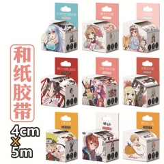 39 Styles 4CM The Quintessential Quintuplets/One Piece/Attack on Titan/Naruto Anime Paper Tape