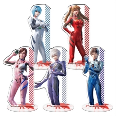 5 Styles EVA/Neon Genesis Evangelion Acrylic Anime Standing Plates