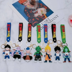7 Styles Dragon Ball Z Goku Anime Figure Keychain