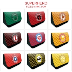 12 Styles Marvel Super Hero Cartoon Anime Pencil Bag