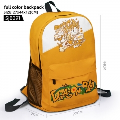 Dragon Ball Z Cartoon Anime Backpack School Bag