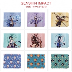 13 Styles Genshin Impact Cartoon Anime Wallet Purse