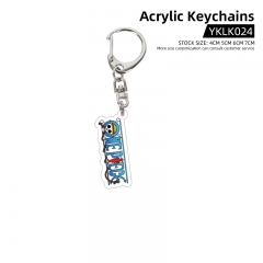 4CM One Piece Anime Acrylic Keychain