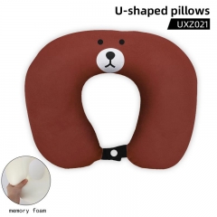 Animal Bear Cosplay Cartoon Anime U-shaped Pillows