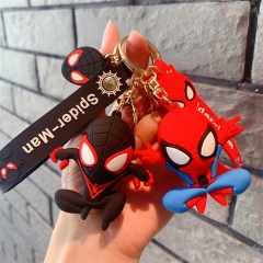 2 Styles Spider Man Anime Keychain