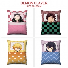 7 Styles 29x38CM Demon Slayer: Kimetsu no Yaiba Anime Plush Pillow