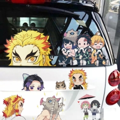 7 Styles Demon Slayer: Kimetsu no Yaiba Cartoon Anime Car Sticker