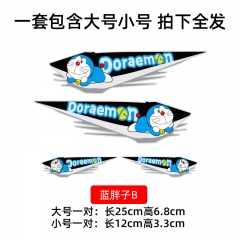 2 Styles Doraemon Cartoon Anime Car Sticker
