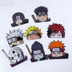 8 Styles Naruto Cartoon Anime Car Sticker