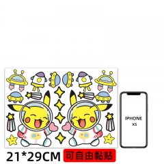 Pokemon Pikachu Cartoon Anime Car Sticker