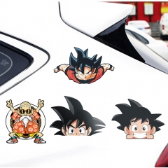 4 Styles Dragon Ball Z Cartoon Anime Car Sticker