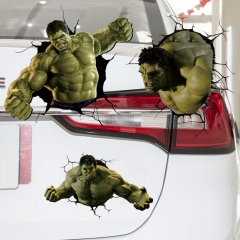 3 Styles The Hulk Cartoon Anime Car Sticker