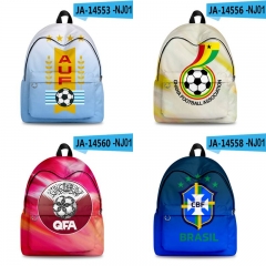 32 Styles FIFA World Cup 3D Digital Print Anime Backpack Bag