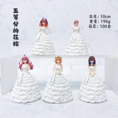 5PCS/SET 10CM The Quintessential Quintuplets Cartoon PVC Anime Figure (Opp Bag)