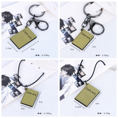 4 Styles Death Note Anime Alloy Keychain/Necklace