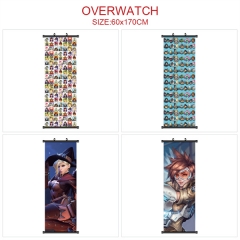 60*170CM 5 Styles Overwatch Wallscrolls Anime Wall Scroll
