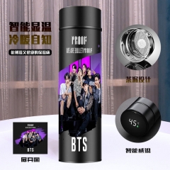 With Electric K-POP BTS Bulletproof Boy Scouts Temperature Intelligentize Displayer Anime Vacuum Cup