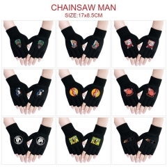 9 Styles Chainsaw Man Cartoon Anime Gloves