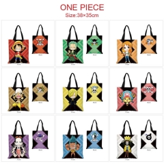 9 Styles One Piece Canvas Anime Single Shoulder Bag