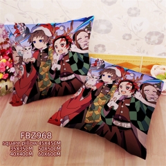 Demon Slayer: Kimetsu no Yaiba Cosplay Decoration Cartoon Anime Sequins Pillow（60*60cm)）