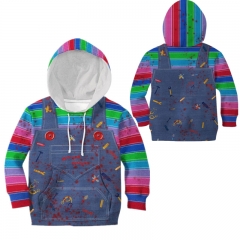Child's Play For Kids Movie Anime Hooded Hoodies