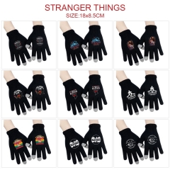 12 Styles Stranger Things Cartoon Anime Gloves