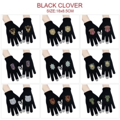 10 Styles Black Clover Cartoon Anime Gloves