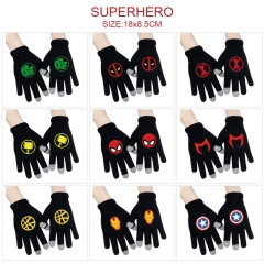 15 Styles Marvel Iron Man Batman Cartoon Anime Gloves