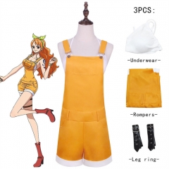 One Piece Nami Cartoon Cosplay Anime Costume Set