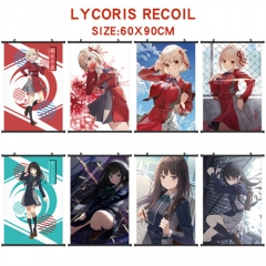 60*90CM 9 Styles Lycoris Recoil Anime Wall Scroll