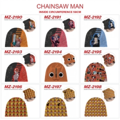 11 Styles Chainsaw Man Cosplay Cartoon Thick For Winter Hat Warm Decoration Anime Hat