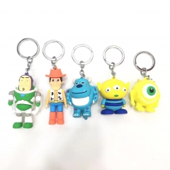 5 Styles Toy Story Anime Figure Keychain