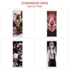 25*70CM 8 Styles Chainsaw Man Wallscrolls Anime Wall Scroll