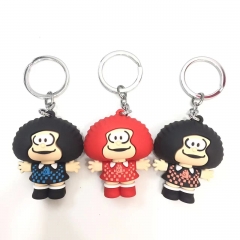 3 Styles Mafalda Anime Figure Keychain