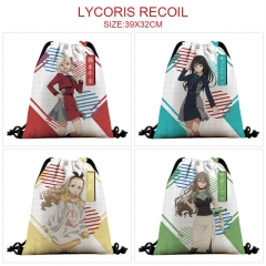 5 Styles Lycoris Recoil Cosplay Cartoon Anime Drawstring Bags