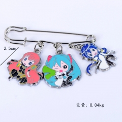 Hatsune Miku Anime Alloy Brooch And Pin