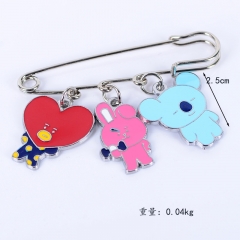 K-POP BTS Bulletproof Boy Scouts Anime Alloy Brooch And Pin