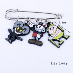 Cuphead Anime Alloy Brooch And Pin