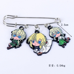 Violet Evergarden Anime Alloy Brooch And Pin