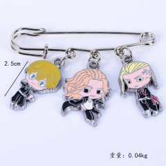 3 Styles Tokyo Revengers Anime Alloy Brooch And Pin