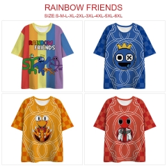 7 Styles Rainbow Friends Color Printing Anime T shirt
