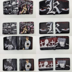 6 Styles Death Note Coin Purse Anime Short Wallet