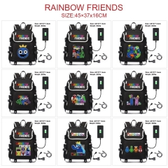 9 Styles Rainbow Friends Cartoon Anime Backpack Bag