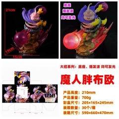 21CM With Light GK Dragon Ball Z Majin Buu Anime PVC Figure Toy