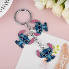 6 Styles Lilo & Stitch Collect Anime Alloy Keychain