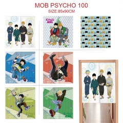 9 Styles 85*90CM Mob Psycho 100 Cartoon Color Printing Anime Door Curtain
