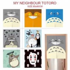 7 Styles 85*90CM My Neighbor Totoro Cartoon Color Printing Anime Door Curtain