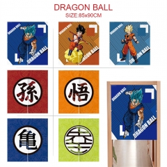 9 Styles 85*90CM Dragon Ball Z Cartoon Color Printing Anime Door Curtain