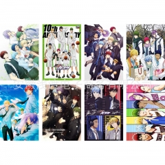 8pcs/set 42*29CM Kuroko no Basuke  Cartoon Cosplay Decoration Color Printing Anime Paper Poster Set