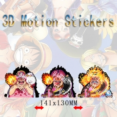 One Piece Can Change Pattern Lenticular Flip Anime 3D Stickers